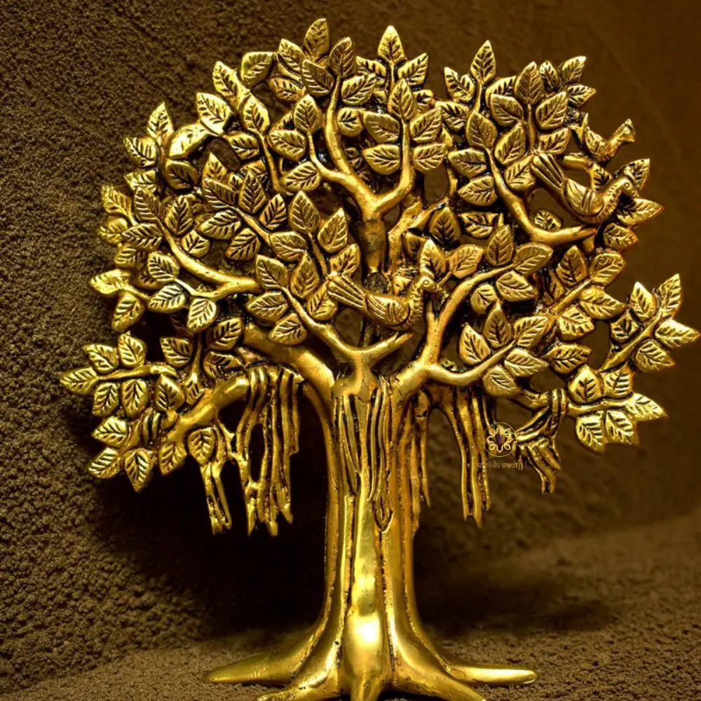 Bhagya Vriksha – Brass Kalpavriksh (Wish-Fulfilling Tree) – Brass | Diwali Gifting | Home Decor | Housewarming Gift | Corporate Gifting | Tree of Life