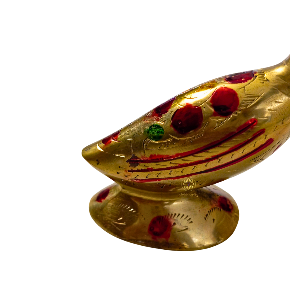 Mohak Hans Jodi – Love Enhancer Decorative Brass Swan Couple – Brass | Diwali Gifting | Home Decor | Housewarming Gift | Wedding Gift