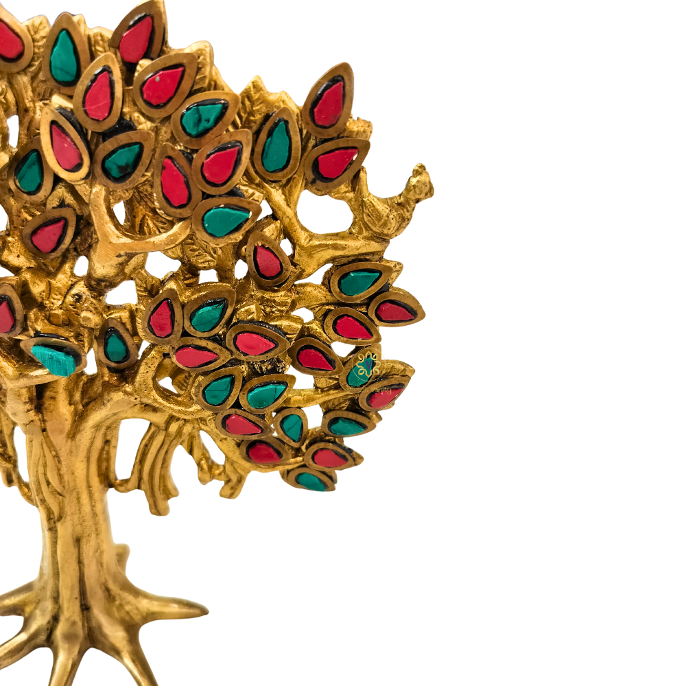 Bhagya Vriksha – Brass Kalpavriksh (Wish-Fulfilling Tree) – Brass Stonework | Diwali Gifting | Home Decor | Housewarming Gift | Corporate Gifting | Tree of Life