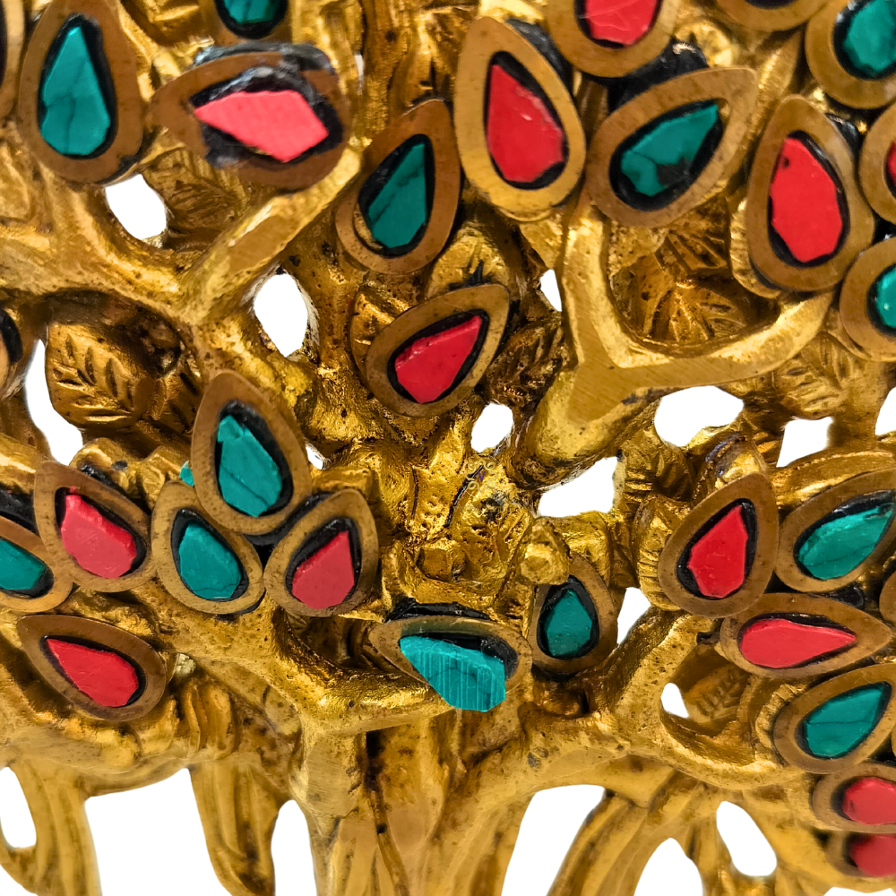 Bhagya Vriksha – Brass Kalpavriksh (Wish-Fulfilling Tree) – Brass Stonework | Diwali Gifting | Home Decor | Housewarming Gift | Corporate Gifting | Tree of Life