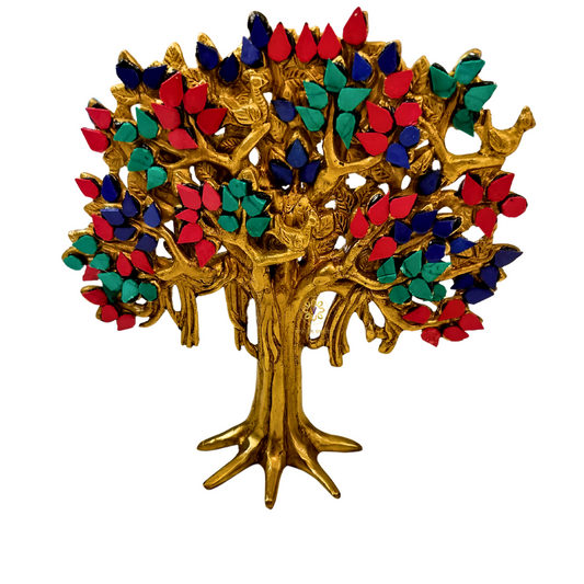 Bhagya Vriksha – Brass Kalpavriksh (Wish-Fulfilling Tree) – Brass Stonework| Diwali Gifting | Home Decor | Housewarming Gift | Corporate Gifting | Tree of Life