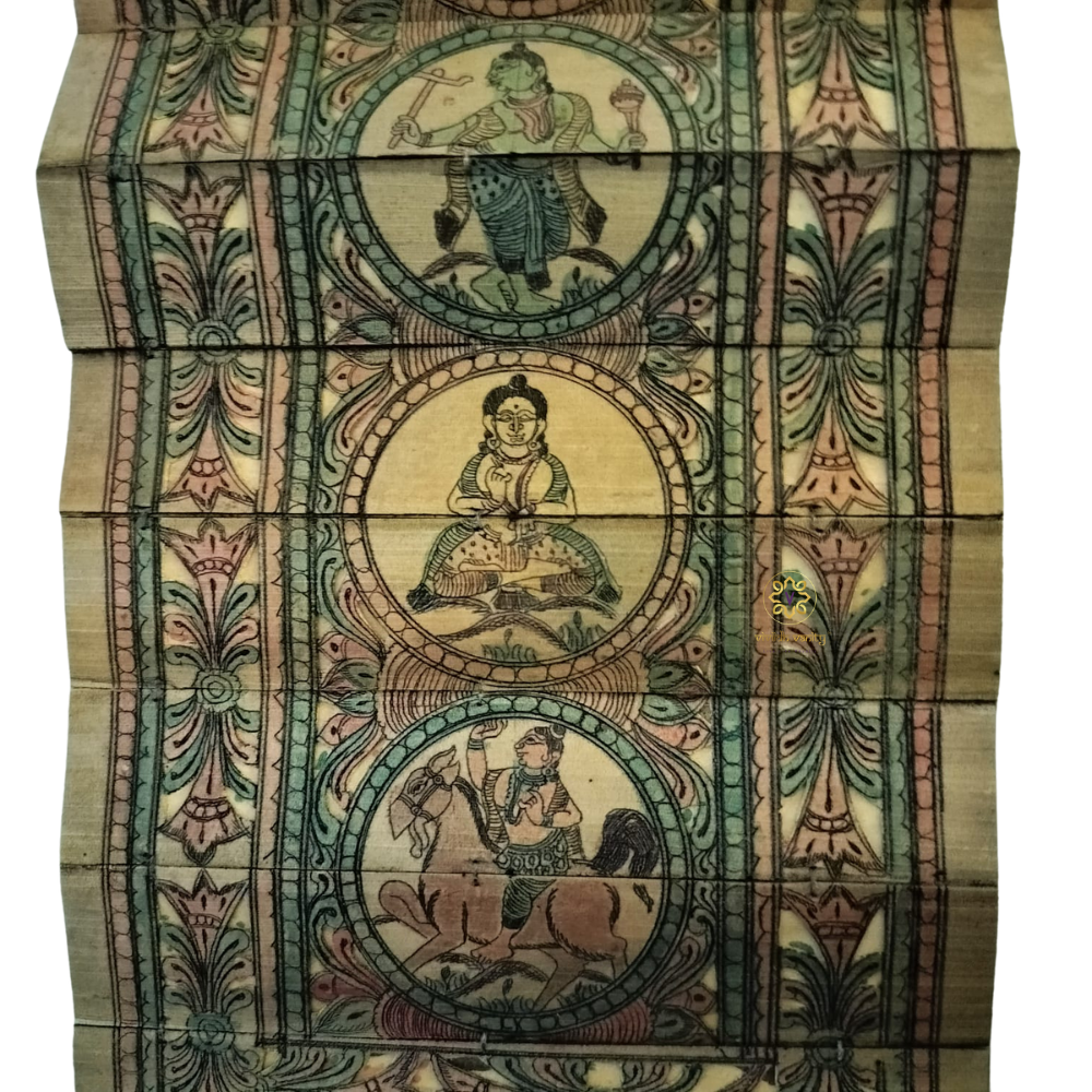 Dashavatar PattaChitra – The Ten Incarnations of Vishnu in Traditional Scroll Art – Diwali Gifting | Home Decor | Housewarming Gift | Wedding Gift | Corporate Gifting