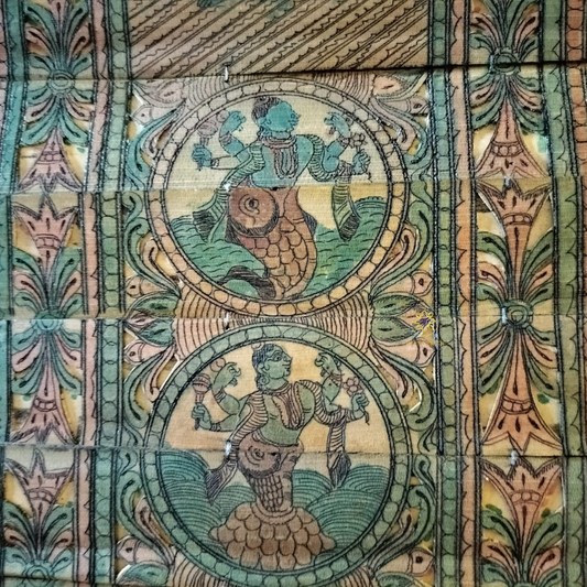 Dashavatar PattaChitra – The Ten Incarnations of Vishnu in Traditional Scroll Art – Diwali Gifting | Home Decor | Housewarming Gift | Wedding Gift | Corporate Gifting