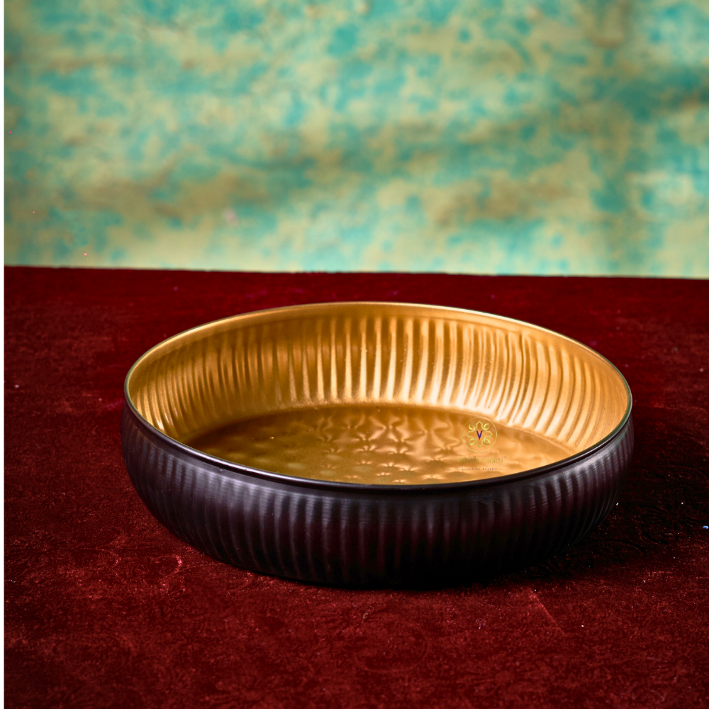 AuraRib Urli – Modern Ribbed Décor Bowl – Housewarming Gift | Home Decor | Corporate Gifting