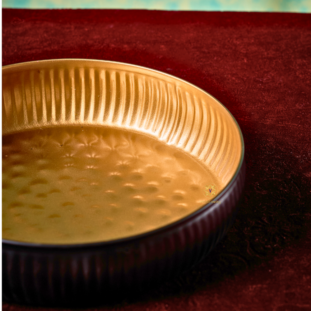 AuraRib Urli – Modern Ribbed Décor Bowl – Housewarming Gift | Home Decor | Corporate Gifting