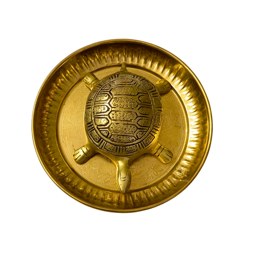 Luxe Vastu Tortoise – Centre-Aligned Tortoise set for Peace & Flow – Brass | Diwali Gifting | Home Decor | Housewarming Gift | Corporate Gifting