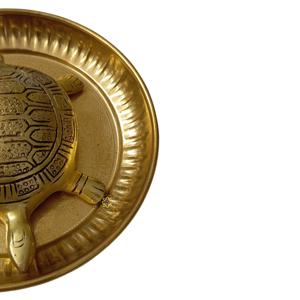 Luxe Vastu Tortoise – Centre-Aligned Tortoise set for Peace & Flow – Brass | Diwali Gifting | Home Decor | Housewarming Gift | Corporate Gifting
