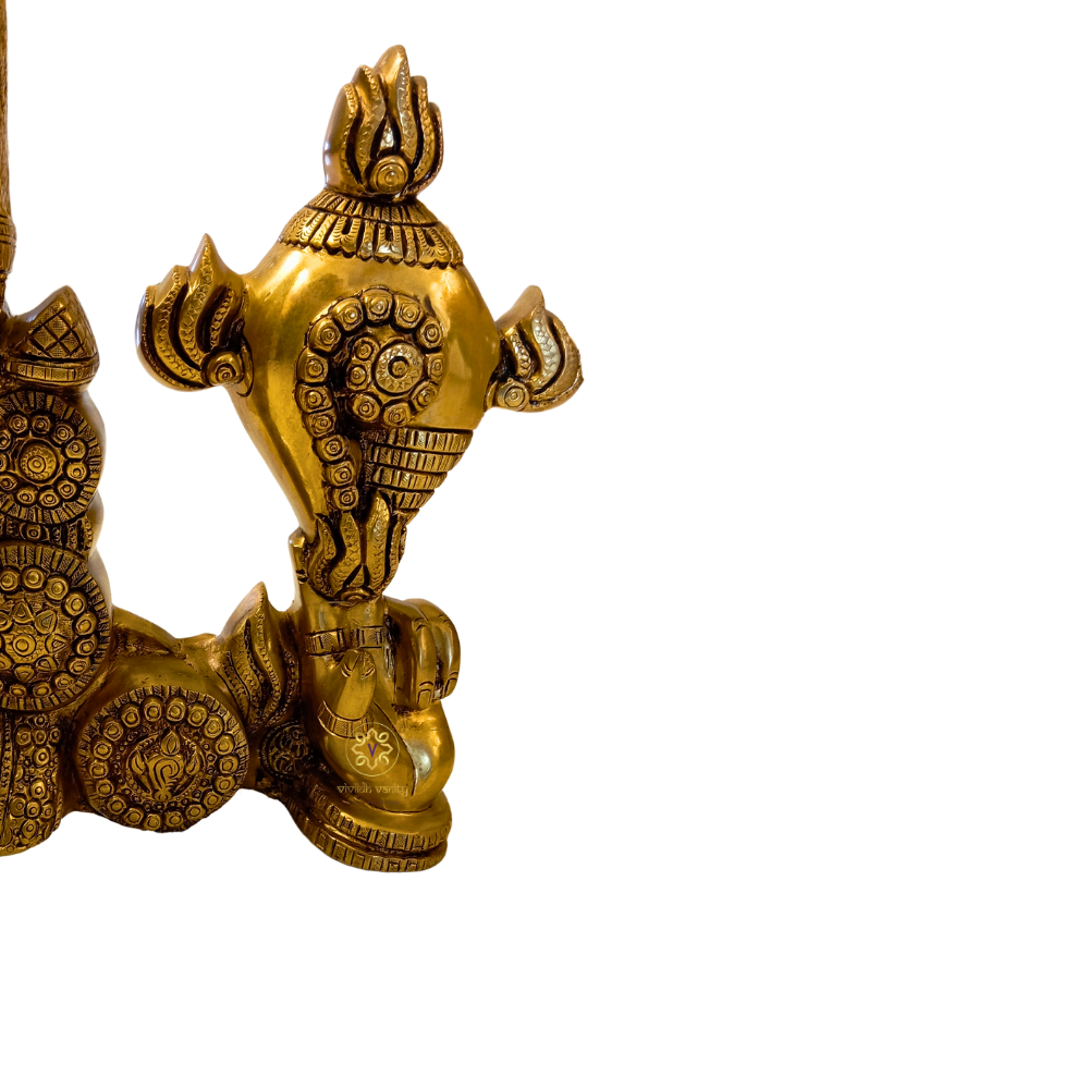 SriVaibhav Balaji – Majestic Pure Brass Tirupati Balaji Idol – Brass | Pooja Items | Diwali Gifting | Home Decor | Housewarming Gift