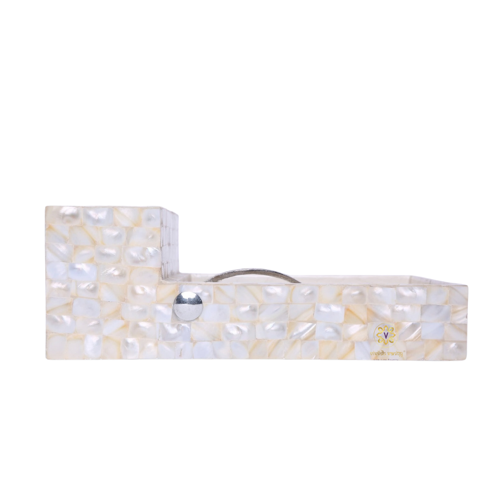 Raj Moti Sangraha - Cutlery & Tissue Holder – Dining Table Use | Diwali Gifting | Home Decor | Housewarming Gift | Wedding Gift