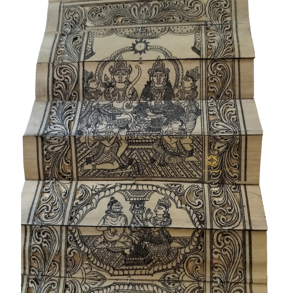RamKatha Pattachitra – Handpainted Scroll Depicting the Ramayana – Diwali Gifting | Home Decor | Housewarming Gift | Wedding Gift | Corporate Gifting