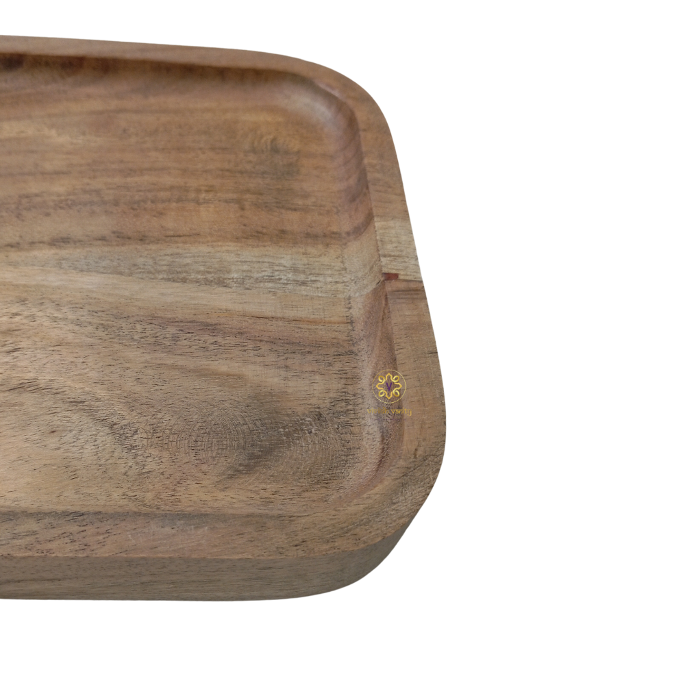 Vedh Copper Set β Wooden Tray with 2 Copper-Coated Metal Jars & Airtight Wooden Lids β Diwali Gifting | Home Decor | Housewarming Gift | Wedding Gift | Corporate Gifting
