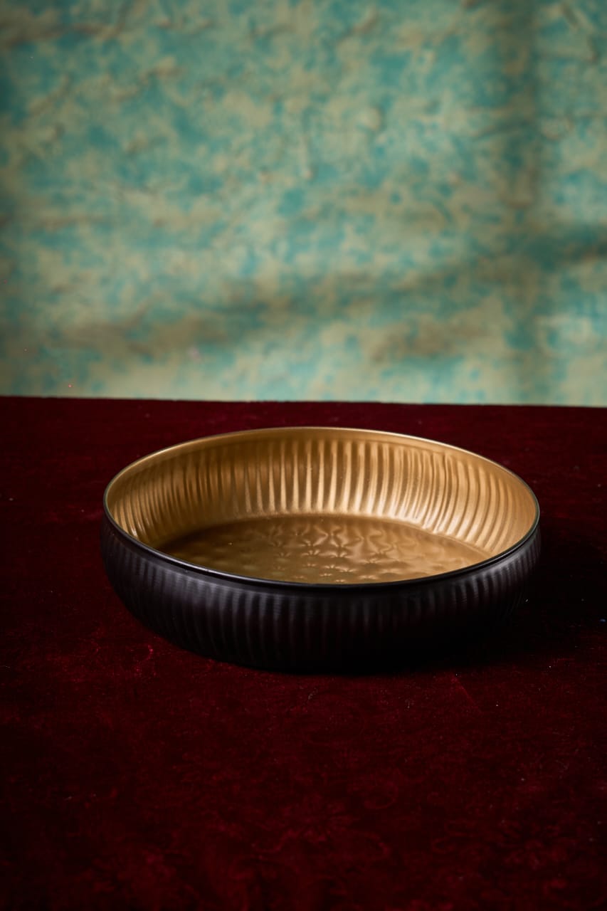 AuraRib Urli – Modern Ribbed Décor Bowl – Housewarming Gift | Home Decor | Corporate Gifting