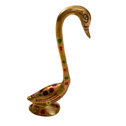 Mohak Hans Jodi – Love Enhancer Decorative Brass Swan Couple – Brass | Diwali Gifting | Home Decor | Housewarming Gift | Wedding Gift