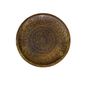 Swarna Chakra – Round Hand-Carved Brass Platter on Wooden Base – Diwali Gifting | Home Decor | Housewarming Gift | Wedding Gift | Corporate Gifting