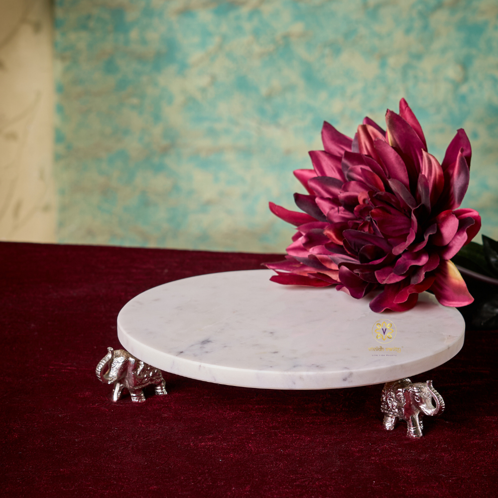 Shraddha Chowki - Marble Pooja Chowki – Marble | Pooja Decor | Premium Gifting