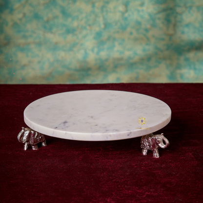Shraddha Chowki - Marble Pooja Chowki – Marble | Pooja Decor | Premium Gifting