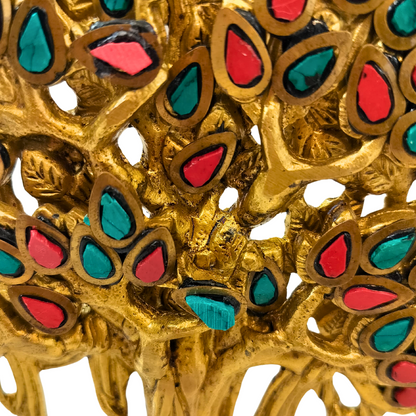 Bhagya Vriksha – Brass Kalpavriksh (Wish-Fulfilling Tree) – Brass Stonework | Diwali Gifting | Home Decor | Housewarming Gift | Corporate Gifting | Tree of Life