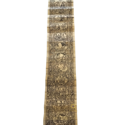 RamKatha Pattachitra – Handpainted Scroll Depicting the Ramayana – Diwali Gifting | Home Decor | Housewarming Gift | Wedding Gift | Corporate Gifting