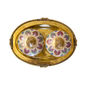 UtsavMeena Set – Festive Brass Dry Fruit Bowl Set with Multicolour Meenakari – Brass | Diwali Gifting | Home Decor | Housewarming Gift | Wedding Gift