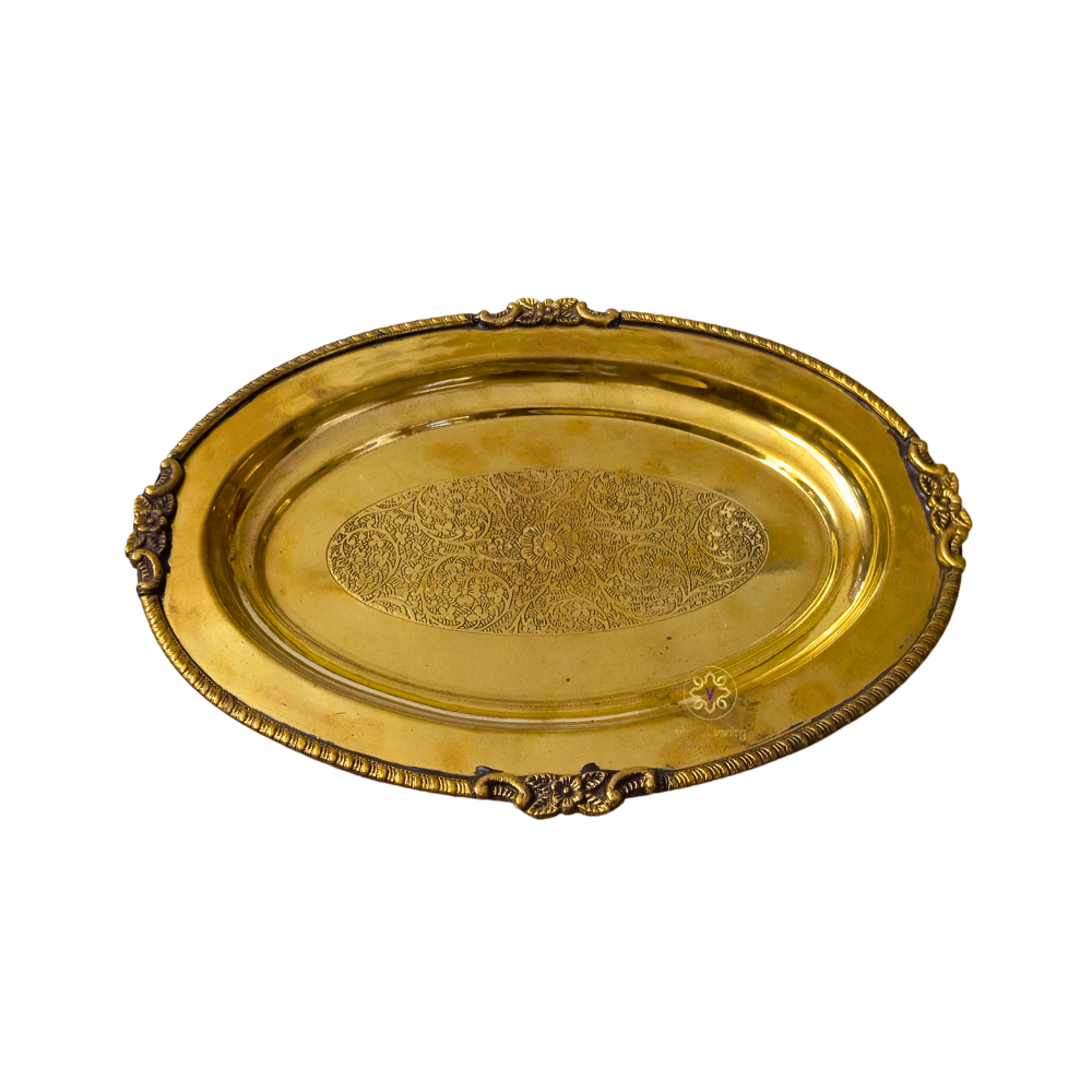 UtsavMeena Set – Festive Brass Dry Fruit Bowl Set with Multicolour Meenakari – Brass | Diwali Gifting | Home Decor | Housewarming Gift | Wedding Gift