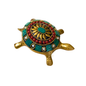 Vastu Ratna Tortoise – Auspicious Brass Kurma with Decorative Stones – Brass | Diwali Gifting | Home Decor | Housewarming Gift | Corporate Gifting