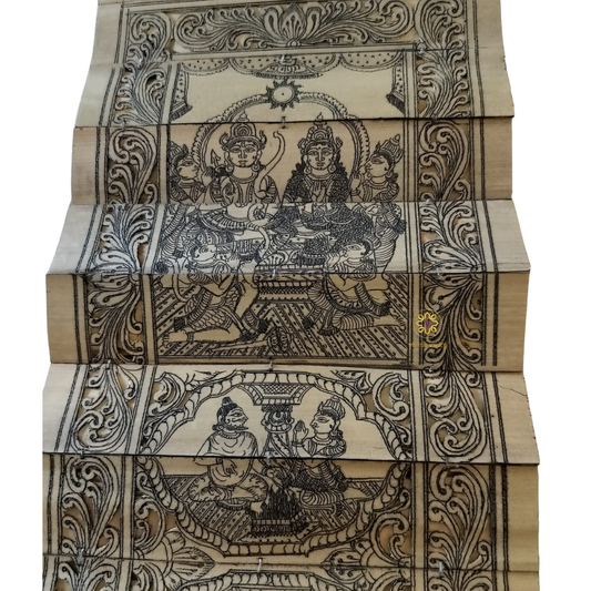 RamKatha Pattachitra – Handpainted Scroll Depicting the Ramayana – Diwali Gifting | Home Decor | Housewarming Gift | Wedding Gift | Corporate Gifting