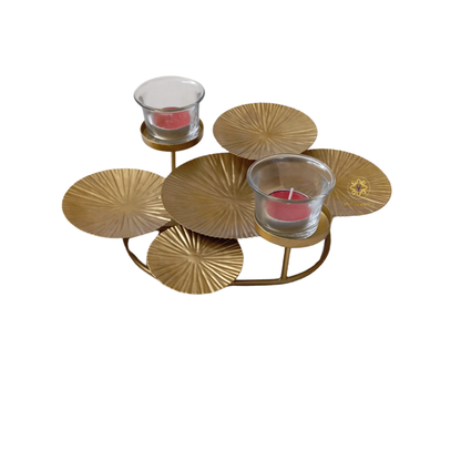 Golden Orbit – Metallic Gold Decorative Candle & Potpourri Holder – Diwali Gifting | Home Decor | Housewarming Gift | Wedding Gift | Corporate Gifting