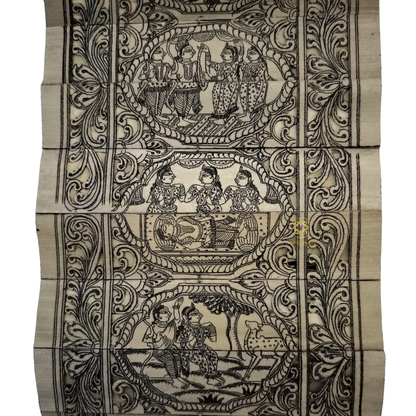 RamKatha Pattachitra – Handpainted Scroll Depicting the Ramayana – Diwali Gifting | Home Decor | Housewarming Gift | Wedding Gift | Corporate Gifting