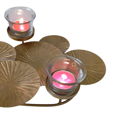 Golden Orbit – Metallic Gold Decorative Candle & Potpourri Holder – Diwali Gifting | Home Decor | Housewarming Gift | Wedding Gift | Corporate Gifting