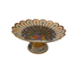 Rasrang Mayur Thaal – 7 inch Handcrafted Brass Platter with Colourful Meenakari Work – Brass | Diwali Gifting | Home Decor | Housewarming Gift | Wedding Gift