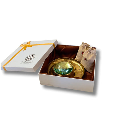 8 inch SaptSiddhi Yantra – Vastu Tortoise with 7 Auspicious Yantras for Fulfilment & Prosperity Gift Box
